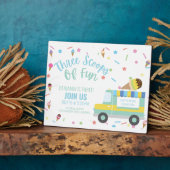 アイスクリーム3rd第三誕生日兄弟姉妹三つ連符 フォトプラーク (側面)