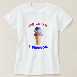 アイスクリーム4自由 Tシャツ