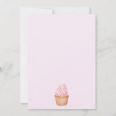 アイスクリーム4th誕生日招待状 招待状 (裏面)