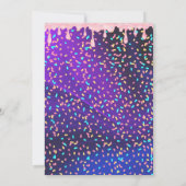 アイスクリーム6thバースデーパーティーへの招待 招待状 (裏面)