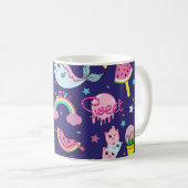 アイスクリーム:かわいいシームレス コーヒーマグカップ (正面右)