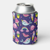 アイスクリーム:かわいいシームレス 缶クーラー (缶裏面)