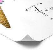 アイスクリーム - ウェディングギフトとしてお持ち帰りください ポスター (角)