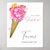 アイスクリーム - ウェディングギフトとしてお持ち帰りください ポスター (正面)
