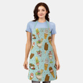 アイスクリーム エプロン (着用した状態)