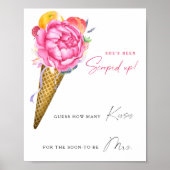 アイスクリーム – キスブライダルシャワーゲーム ポスター (正面)