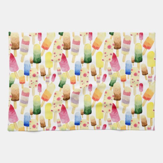 アイスクリーム キッチンタオル (横)