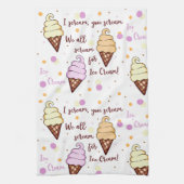 アイスクリーム キッチンタオル (縦)