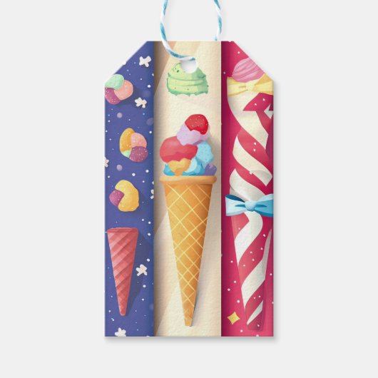 アイスクリーム ギフトタグ (正面)