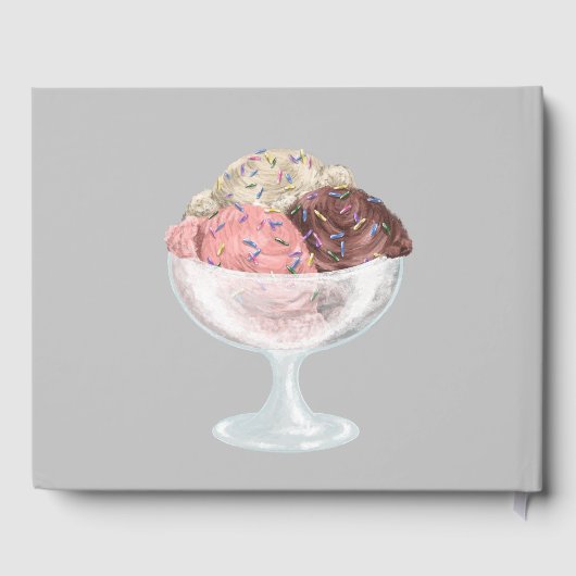 アイスクリーム ゲストブック (裏面)