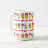 アイスクリーム コーヒーマグカップ (正面左)