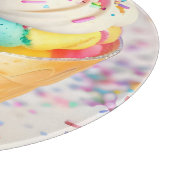 アイスクリーム コーンのデコレーション カッティングボード (角)