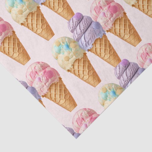 アイスクリーム サマー スクープドアップ ブライズシャワー フェア 薄葉紙 (詳細)
