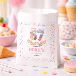 アイスクリーム「シックスセブン」キッズ7歳の誕生日パーティー フェイバーバッグ