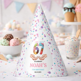 アイスクリーム「シックスセブン」7歳の誕生日パーティー パーティーハット