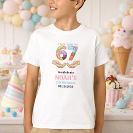 アイスクリーム「シックスセブン」7歳の誕生日パーティー Tシャツ
