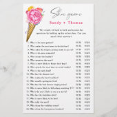 アイスクリーム – シューゲームブライダルシャワーゲーム (正面)