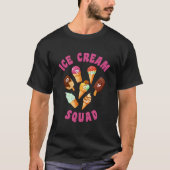 アイスクリーム・スクワッド アイスクリーム Tシャツ (正面)
