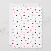 アイスクリーム スコップ バースデー パーティー 招待状 (裏面)