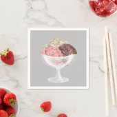 アイスクリーム スタンダードカクテルナプキン (インサイチュ)