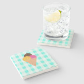 アイスクリーム ストーンコースター (横)