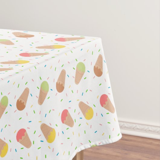 アイスクリーム&スプリンクル テーブルクロス (インサイチュ)