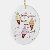 アイスクリーム セラミックオーナメント (右)