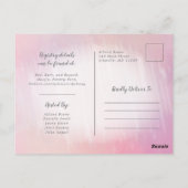 アイスクリーム テーマのシャワー招待状 ポストカード (裏面)