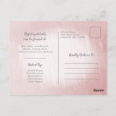 アイスクリーム テーマのシャワー 招待状 (裏面)