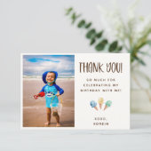 アイスクリーム テーマ ありがとう フォト カード (スタンド正面)