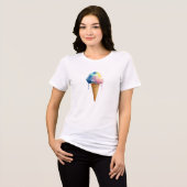 アイスクリーム トライブレンドTシャツ (正面全面)