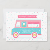 アイスクリーム·トラック誕生パーティー 招待状 (正面)