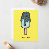 アイスクリーム ノートカード (正面/裏面インサイチュ)