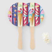 アイスクリーム ハンドファン (正面&裏面)