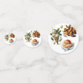 アイスクリーム&ピクルズク風変わりレーシングベビーシャワー コンフェッティ (裏面)