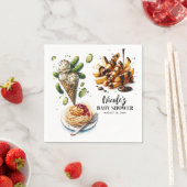 アイスクリーム&ピクルズク風変わりレーシングベビーシャワー スタンダードカクテルナプキン (インサイチュ)