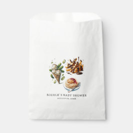 アイスクリーム&ピクルズク風変わりレーシングベビーシャワー フェイバーバッグ