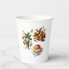 アイスクリーム&ピクルズク風変わりレーシングベビーシャワー 紙コップ