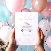 アイスクリーム フォー バースデー インビテーション