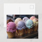 アイスクリーム フライト ポストカード (正面/裏面)