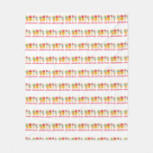 アイスクリーム フリースブランケット (正面)