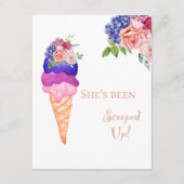 アイスクリーム ブライズシャワー 面白い予想ゲーム エンクロージャーカード (裏面)