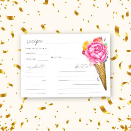 アイスクリーム – ブライダルシャワーレシピ