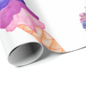 アイスクリーム ブライダルシャワー シーズ スクープ ワッフルコーン ラッピングペーパー (ロールコーナー)