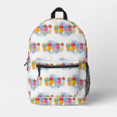 アイスクリーム プリントバックパック (正面)