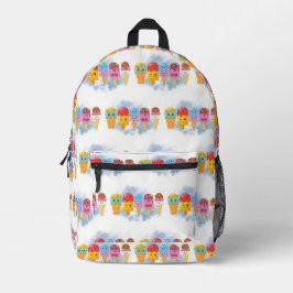 アイスクリーム プリントバックパック