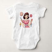 アイスクリーム ベビーボディスーツ (裏面)