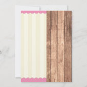 アイスクリーム&ベースボールジョイントボーイガール誕生日 招待状 (裏面)