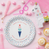 アイスクリーム ペーパープレート (パーティー)