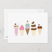 アイスクリーム ポストカード (正面/裏面)